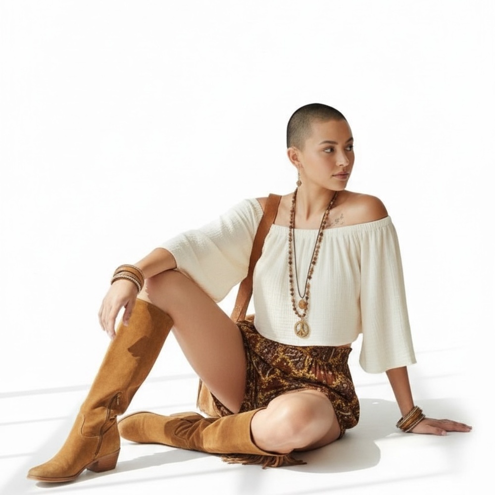 Vintage 1960s Patchwork Handmade Bubble Bloomer H… - image 4